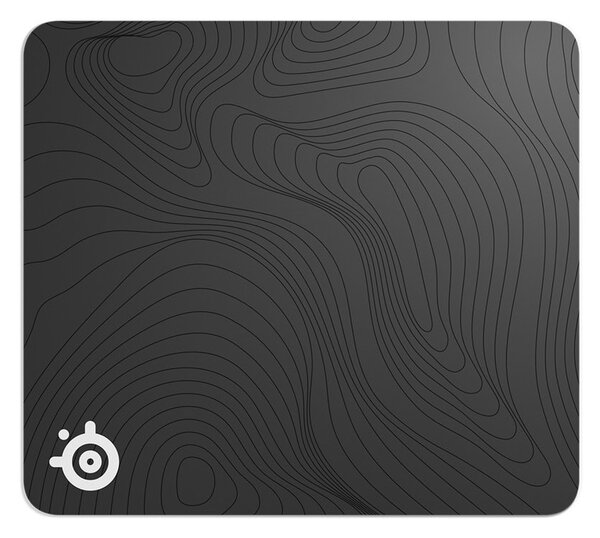 Подложка за мишка SteelSeries QcK L Topographic, гейминг, сива, 450 x 400 x 2 мм