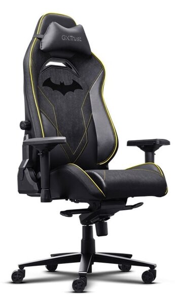 Геймърски стол Trust GXT 721BM Ruya Pro Premium, до 150kg натоварване, PU кожа, метална база, газов амортисьор Class 4, регулируема седалка и подлакътници, черен