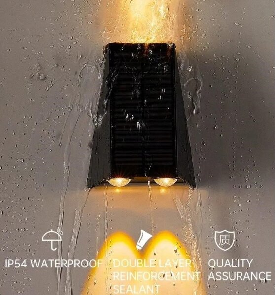Immax 08490L - LED соларен стенен фенер с сензор LED/2W/5V IP54