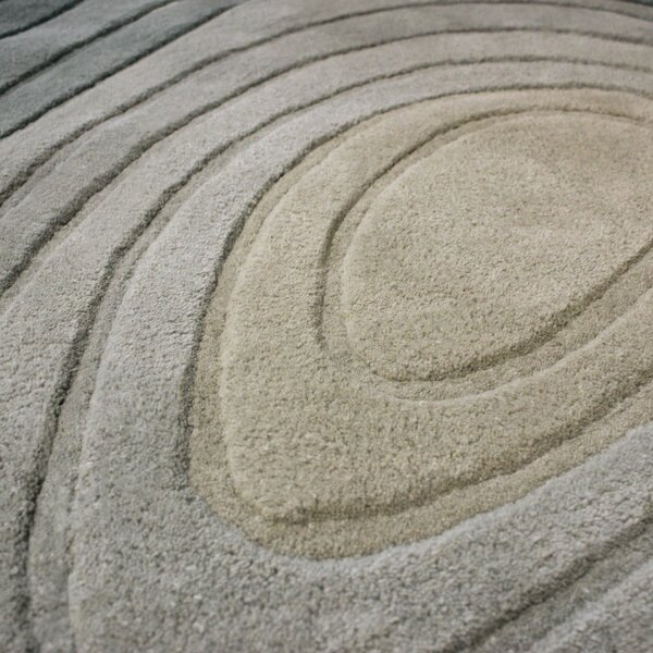 Син вълнен килим 160x230 cm Puddle Ombre Wool – Flair Rugs