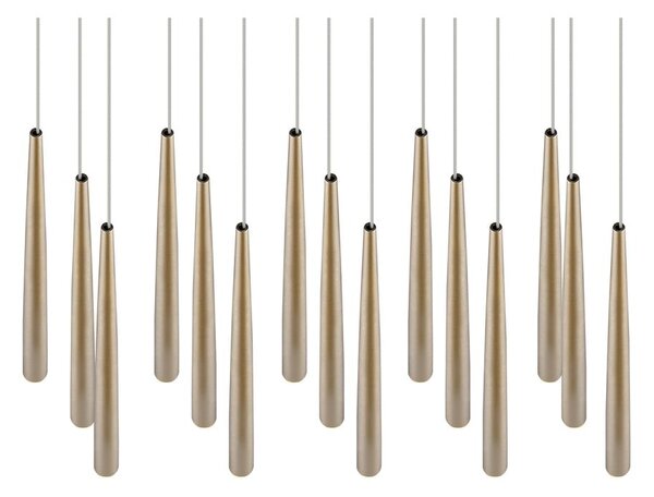 LED висящо осветително тяло в златист цвят Cala – Trio Select
