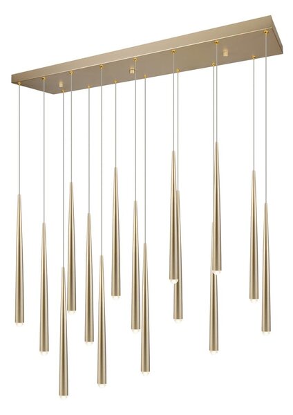 LED висящо осветително тяло в златист цвят Cala – Trio Select