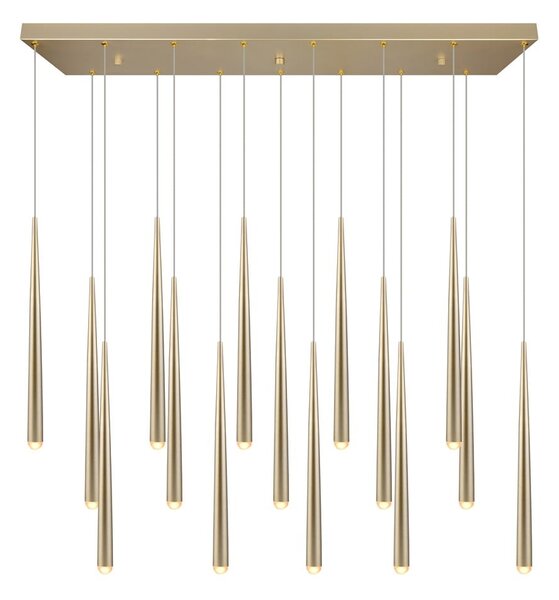 LED висящо осветително тяло в златист цвят Cala – Trio Select