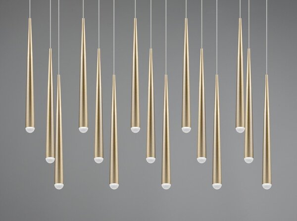 LED висящо осветително тяло в златист цвят Cala – Trio Select