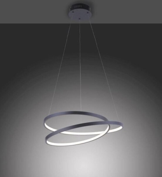 Paul Neuhaus 2472-18 - LED Димируем висящ полилей ROMAN LED/30W/230V черен
