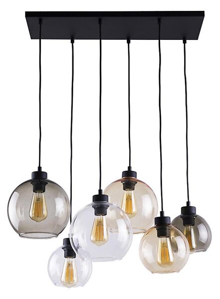 Полилей на верижка CUBUS 6xE27/60W/230V