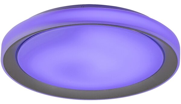 Rabalux 3510-LED RGB Димируемо таванно осветително тяло EVEREST LED/40W/230V Wi-Fi +ДУ