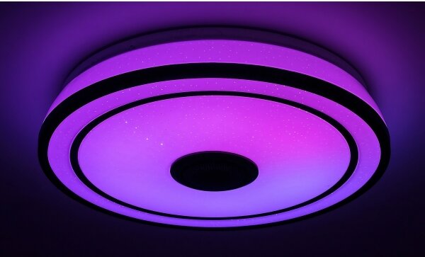 Rabalux 71030 - Димируемо RGB LED таванно осветително тяло NIKOLAUS LED/24W/230V