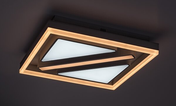 Rabalux 71111 - Димируемо таванно LED осветително тяло GREMIN LED/73W/230V + дистанционно управление