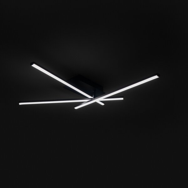 Brilagi - LED таванно осветително тяло STRIPES LED/30W/230V черно