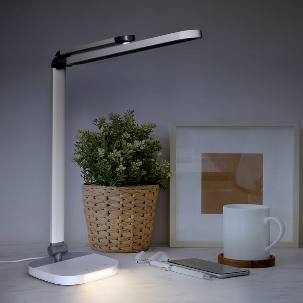 Solight WO65 - LED регулируема настолна лампа с докосване, 10W, 5V, 3000/4000/50
