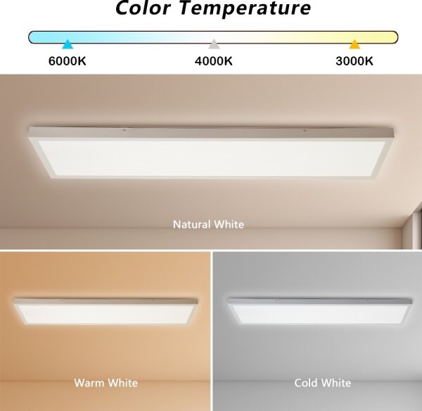 Brilagi - LED осветително тяло за баня FRAME LED/50W/230V 3000/4000/6000K IP44 бяло
