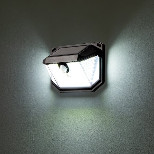 Brilagi - LED соларен стенен фенер WALLIE LED/4W/5,5V IP65 с сензор