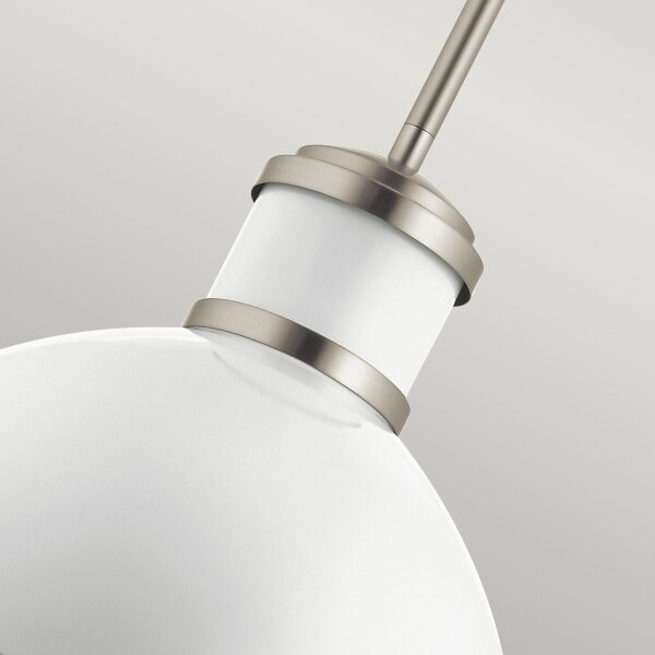 Quintiesse QN-TOLLIS-P-BN - Полилей на тръба TOLLIS 1xE27/40W/230V матов хром