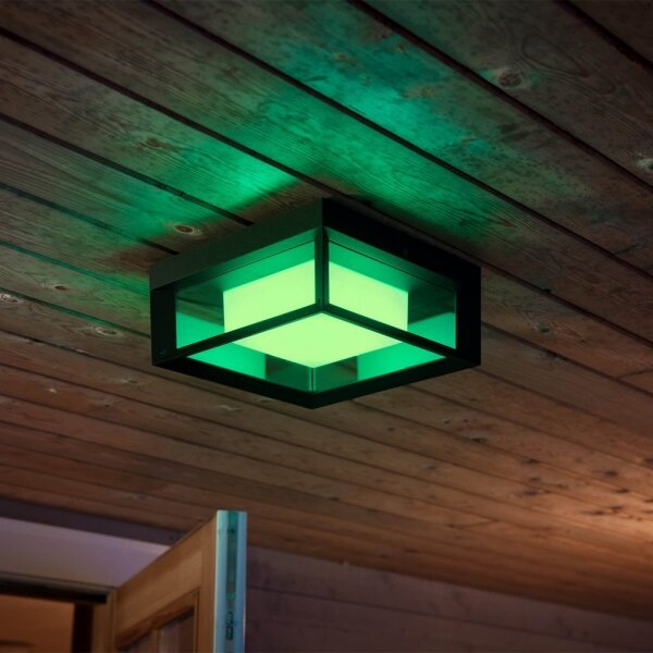 Philips 17438/30/P7 - LED RGB Екстериорна лампа Hue ECONIC LED/15W/230V IP44