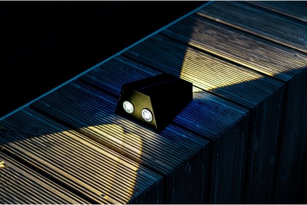 Immax 08490L - LED соларен стенен фенер с сензор LED/2W/5V IP54