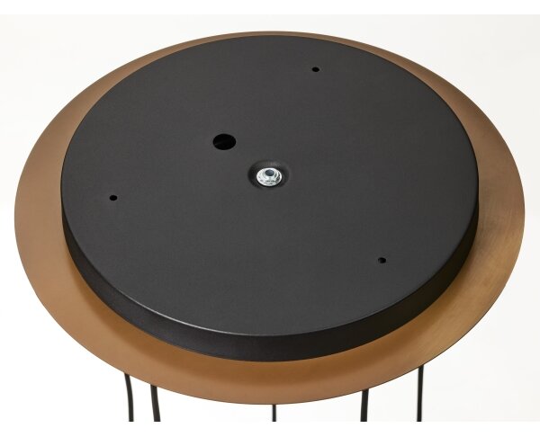 Jupiter 2020 - Пендел ALAS 5xGU10/10W/230V златист