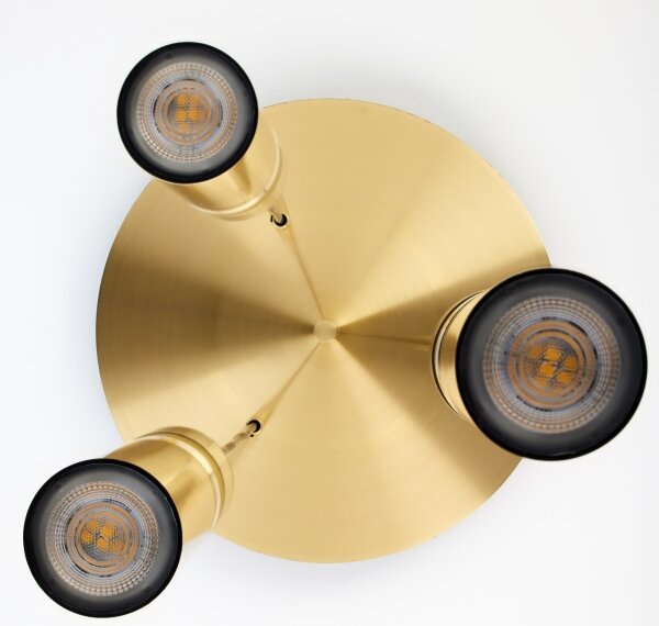 Jupiter 2019 - Пендел ALAS 3xGU10/10W/230V златист