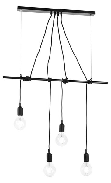 ONLI - Пендел WIRE 4xE27/15W/230V черен