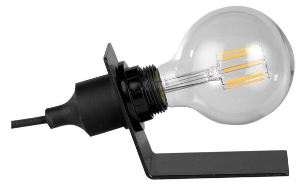 ONLI - Настолна лампа WIRE 1xE27/15W/230V 9 см черен