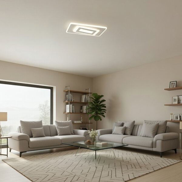 Brilagi - Димируемо LED таванно осветително тяло MODERN LED/51W/230V 3000-6000K + дистанционно управление