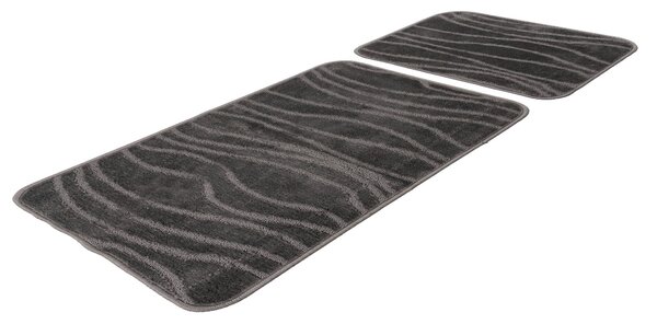 Постелка за баня Bari BAR 102, 50х120, тъмно сива