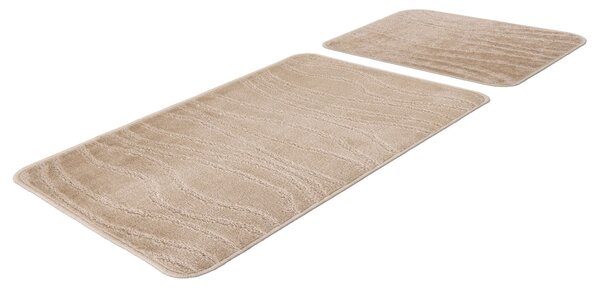 Постелка за баня Bari BAR 102, 50х120, бежова