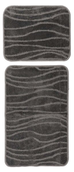 Постелка за баня Bari BAR 102, 50х120, тъмно сива