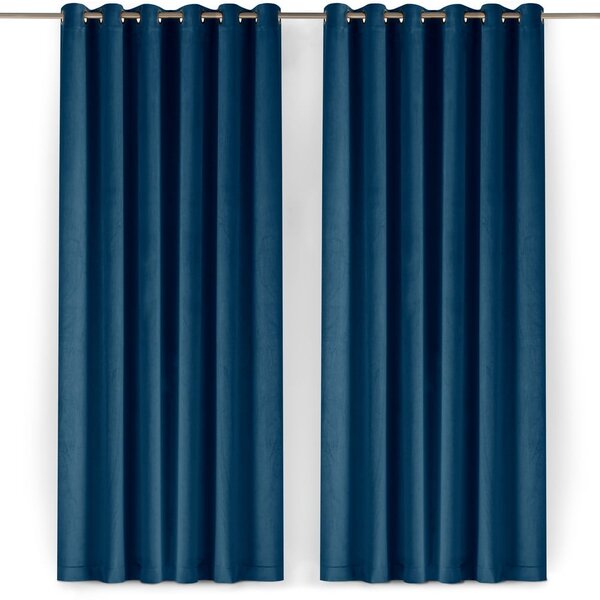 Синя затъмняваща завеса 140x250 cm Velto – Filumi