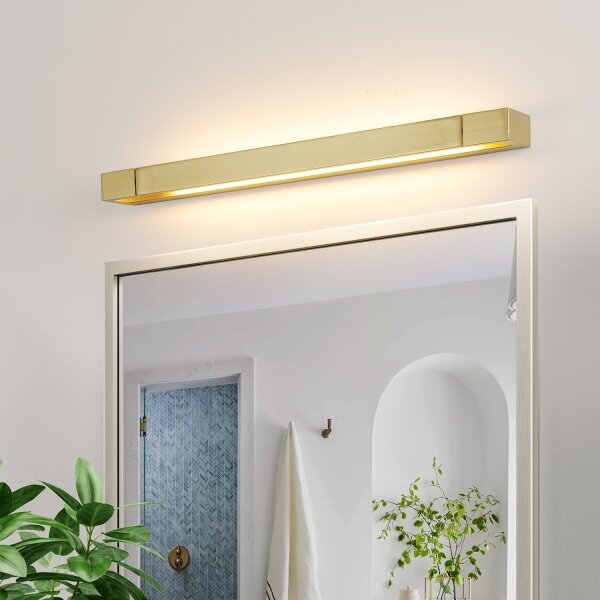Brilagi-LED Огледално осветление за баня AQUA LINE LED/18W/230V 60 cm IP44 златисто