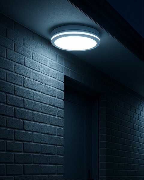 LED таванно осветително тяло със сензор за движение LED/20W/230V 3000/4000/6500K IP54 бяло