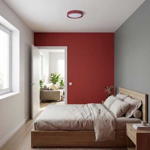 Brilagi - LED таванно осветително тяло MATTEO LED/24W/230V Ø 31 см червено