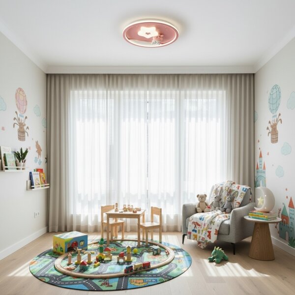 Brilagi - LED димируемо детско таванно осветително тяло BUNNY LED/83W/230V 3000-6000K +DO