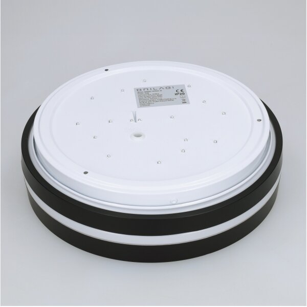 Brilagi - LED плафон NAOMI LED/24W/230V Ø 28,5 cm черен
