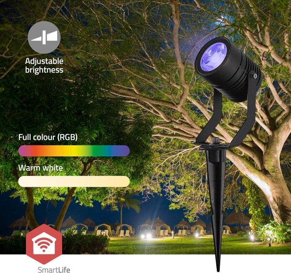 Nedis ZBLOS10RGBW3-SADA 3x LED RGBW външна лампа с димер LED/3W/230V IP65 Wi-Fi Tuya