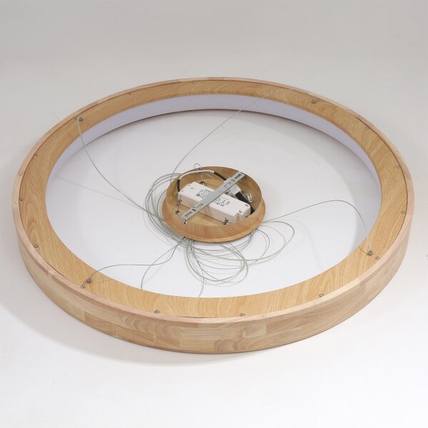 Brilagi - LED полилей на кабел FALCON WOOD LED/60W/230V 3000/4000/6000K 80 cm дърво