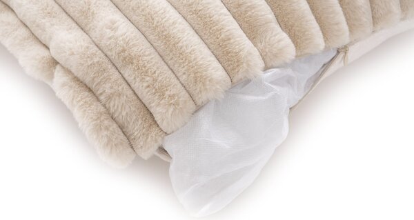 Декоративна възглавница Plush Cushion PLC 500, 45x45, бежов