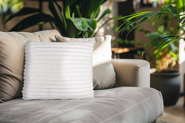 Декоративна възглавница Plush Cushion PLC 500, 45x45, ивори
