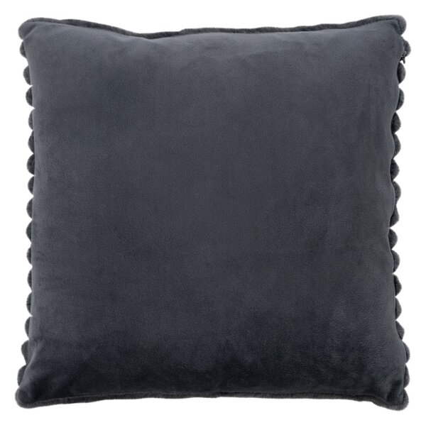 Декоративна възглавница Plush Cushion PLC 500, 45x45, графит