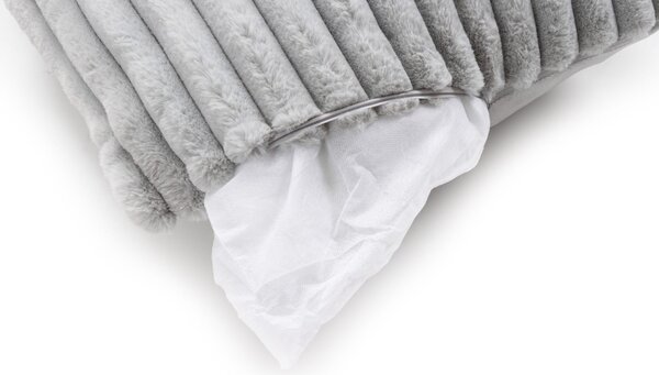 Декоративна възглавница Plush Cushion PLC 500, 45x45, сребрист