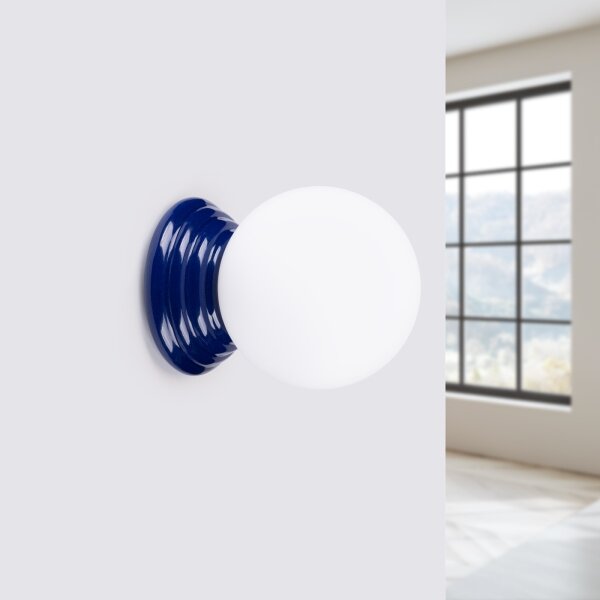 Sollux SL.1896 - Стенно осветително тяло за баня ZORI 1xG9/8W/230V IP44 синьо