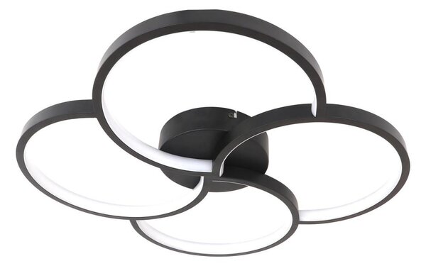 Brilagi - LED таванно осветително тяло VELO LED/42W/230V 4000K, Ø 52 см, черно