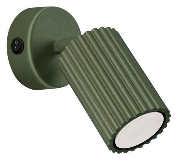 Sollux SL.1617 - Спот аплик KARBON 1xGU10/10W/230V зелен