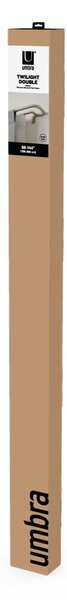 Стоманен разтегателен двоен корниз 168 - 365 cm Twilight – Umbra