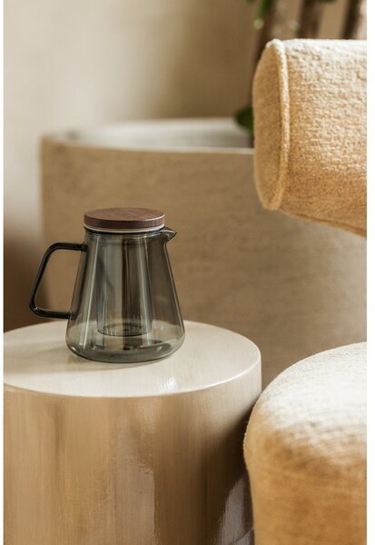 Сив стъклен чайник с цедка 930 ml Luma – S|P Collection