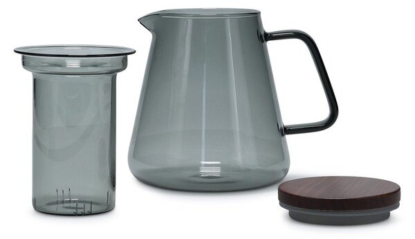 Сив стъклен чайник с цедка 930 ml Luma – S|P Collection