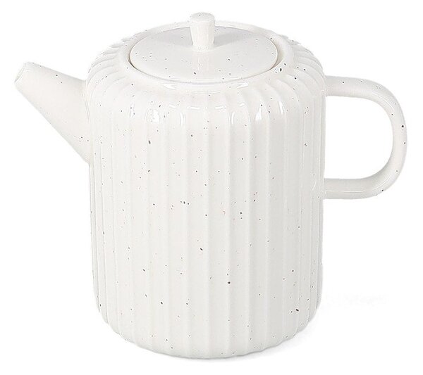 Бял чайник от костен порцелан 540 ml Ora Gloss – Salt&Pepper