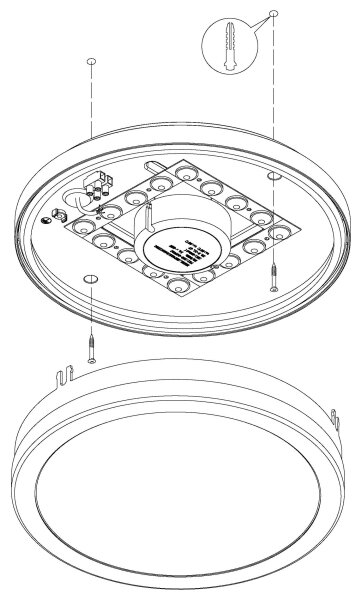 Eglo 97237 - димируемо LED осветително тяло за баня LOCANA-C LED/14W/230V BT IP44
