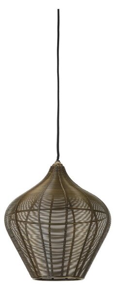 Метално висящо осветително тяло в бронзов цвят ø 27 cm Alvaro – Light & Living