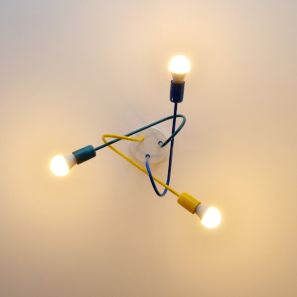 LED детски плафониер OXFORD 3xE27/15W/230V
